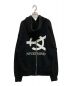 OY (オーワイ) NEVER MIND バック ジップ ロゴ パーカー ブラック サイズ:不明：3000円