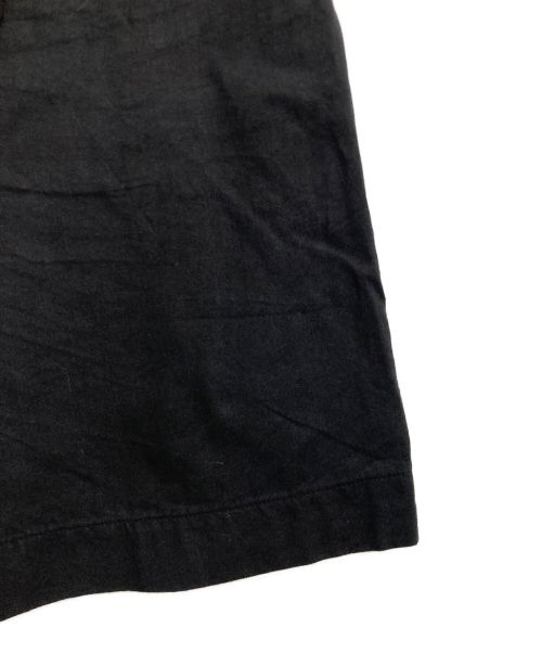 MARGARET HOWELL（マーガレットハウエル）MARGARET HOWELL (マーガレットハウエル) 22SS リネンコットンツイルハーフパンツ　578-2141001 ブラック サイズ:SIZE2の古着・服飾アイテム