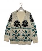 GRACE CONTINENTAL（グレースコンチネンタル）の古着「ノーカラーカウチン 0122453134-00」｜ホワイト