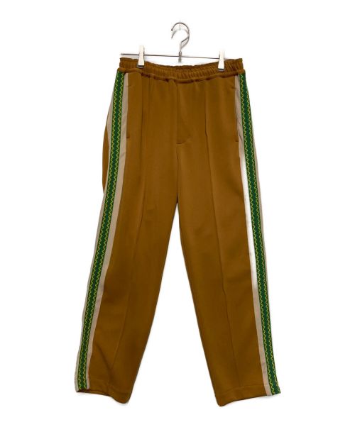 SASQUATCHfabrix.（サスクワッチファブリックス）SASQUATCHfabrix. (サスクワッチファブリックス) LACE TAPE TRACK PANTS　22AW-PA9-020 ブラウン サイズ:Sの古着・服飾アイテム