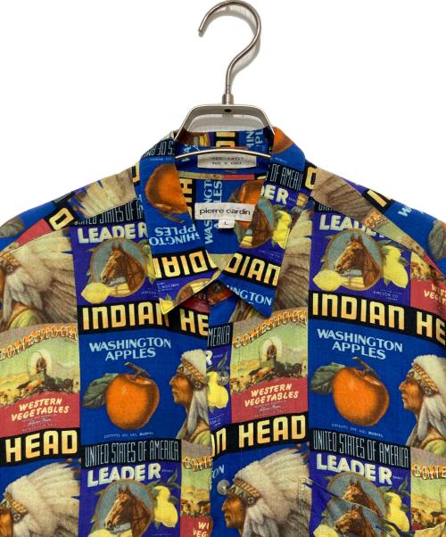 pierre cardin（ピエール・カルダン）pierre cardin (ピエール・カルダン) 半袖シャツ ブルー サイズ:Lの古着・服飾アイテム