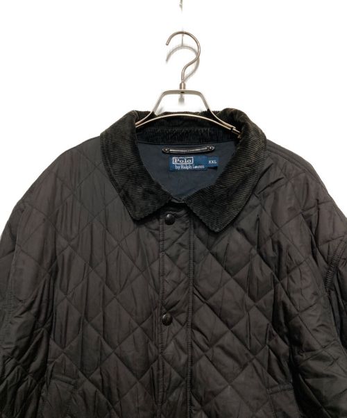 POLO RALPH LAUREN（ポロ・ラルフローレン）POLO RALPH LAUREN (ポロ・ラルフローレン) キルティングコート ブラック サイズ:XXLの古着・服飾アイテム