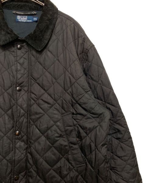 POLO RALPH LAUREN（ポロ・ラルフローレン）POLO RALPH LAUREN (ポロ・ラルフローレン) キルティングコート ブラック サイズ:XXLの古着・服飾アイテム