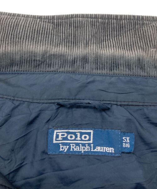 POLO RALPH LAUREN（ポロ・ラルフローレン）POLO RALPH LAUREN (ポロ・ラルフローレン) キルティングコート ネイビー サイズ:5XLの古着・服飾アイテム