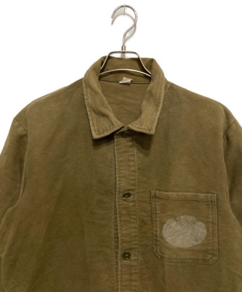 FRENCH WORK（フレンチワーク）FRENCH WORK (フレンチワーク) モールスキンワークジャケット オリーブ サイズ:SIZE50の古着・服飾アイテム