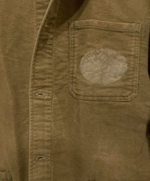 FRENCH WORK（フレンチワーク）FRENCH WORK (フレンチワーク) モールスキンワークジャケット オリーブ サイズ:SIZE50の古着・服飾アイテム