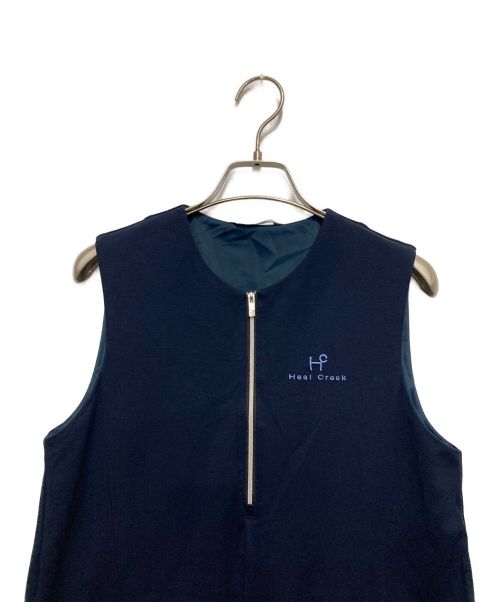 Heal Creek（ヒールクリーク）Heal Creek (ヒールクリーク) パーペチュアルストレッチポンチワンピ ネイビー サイズ:SIZE40の古着・服飾アイテム