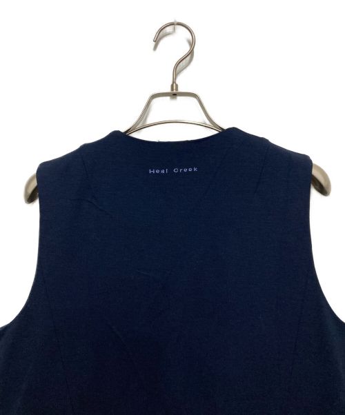 Heal Creek（ヒールクリーク）Heal Creek (ヒールクリーク) パーペチュアルストレッチポンチワンピ ネイビー サイズ:SIZE40の古着・服飾アイテム