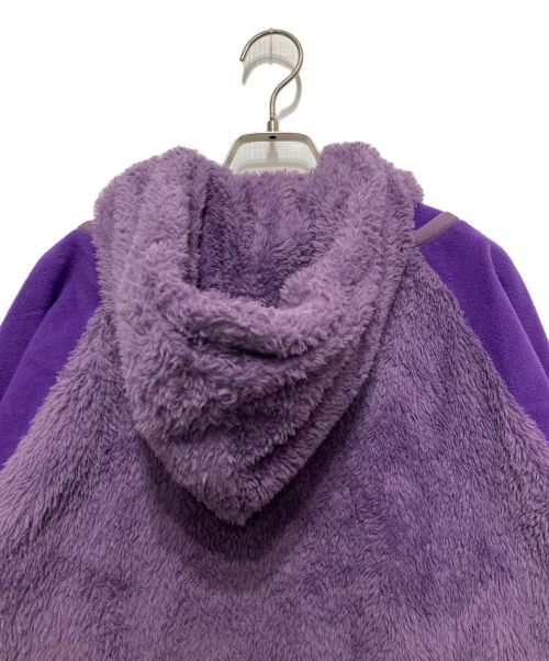 NO ID.（ノーアイディー）NO ID. (ノーアイディー) スイッチングフリースフードBLZ パープル サイズ:FREEの古着・服飾アイテム