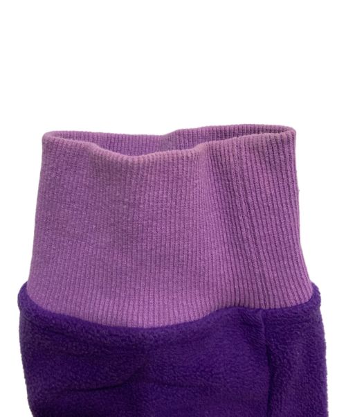 NO ID.（ノーアイディー）NO ID. (ノーアイディー) スイッチングフリースフードBLZ パープル サイズ:FREEの古着・服飾アイテム