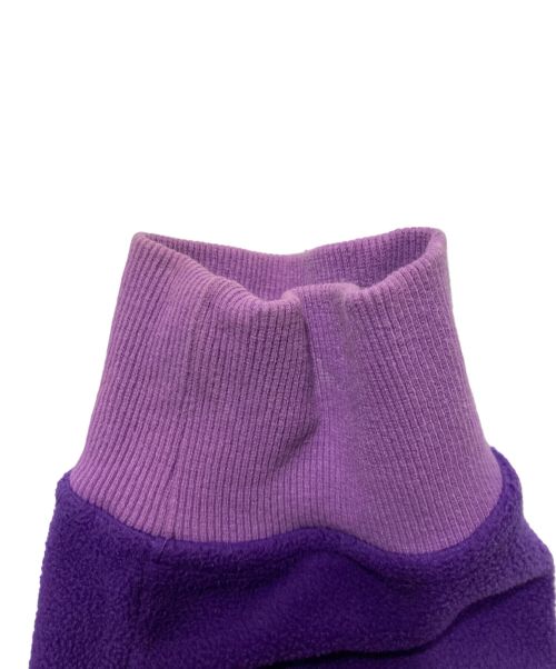 NO ID.（ノーアイディー）NO ID. (ノーアイディー) スイッチングフリースフードBLZ パープル サイズ:FREEの古着・服飾アイテム