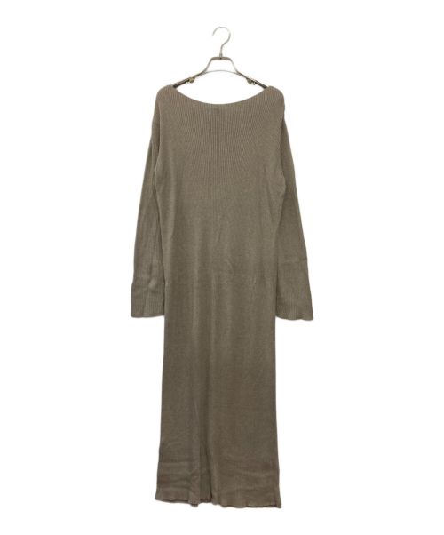 DEUXIEME CLASSE（ドゥーズィエム クラス）DEUXIEME CLASSE (ドゥーズィエム クラス) DELIE KNITワンピース ベージュ サイズ:不明の古着・服飾アイテム