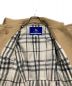 中古・古着 BURBERRY BLUE LABEL (バーバリーブルーレーベル) ウールアンゴラ混コート ベージュ サイズ:SIZE38：6000円