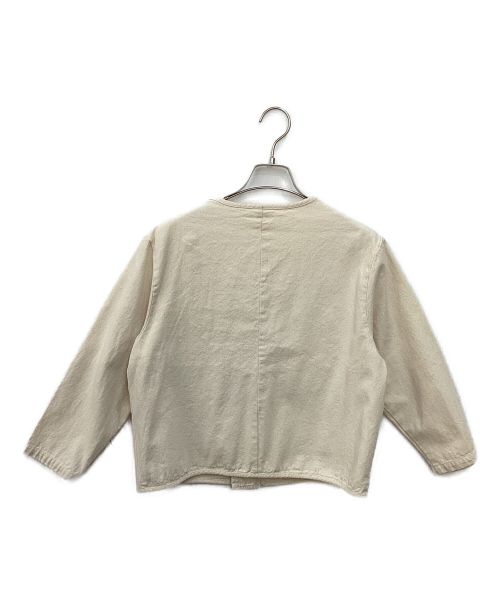 Sea Room lynn（シールームリン）Sea Room lynn (シールームリン) ノーカラージャケット アイボリー サイズ:SIZE Freeの古着・服飾アイテム