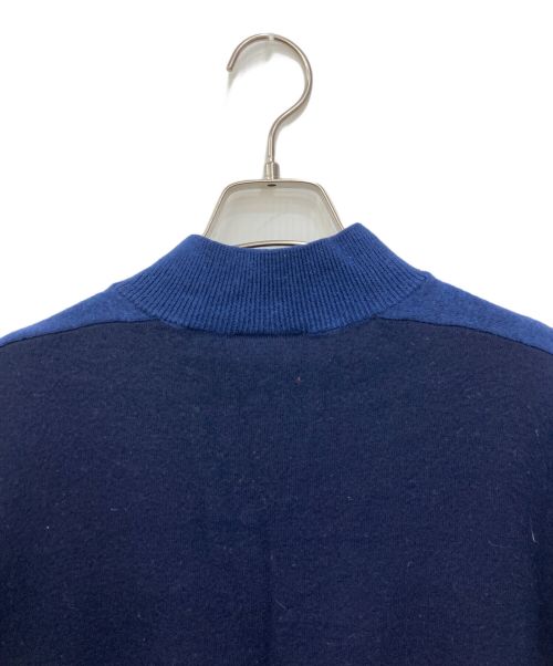 LACOSTE（ラコステ）LACOSTE (ラコステ) メリノウールハーフジップニット ネイビー サイズ:XLの古着・服飾アイテム