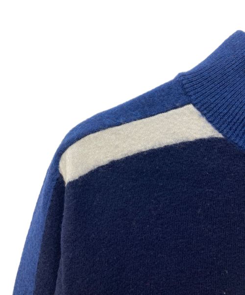 LACOSTE（ラコステ）LACOSTE (ラコステ) メリノウールハーフジップニット ネイビー サイズ:XLの古着・服飾アイテム