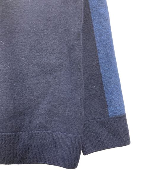 LACOSTE（ラコステ）LACOSTE (ラコステ) メリノウールハーフジップニット ネイビー サイズ:XLの古着・服飾アイテム