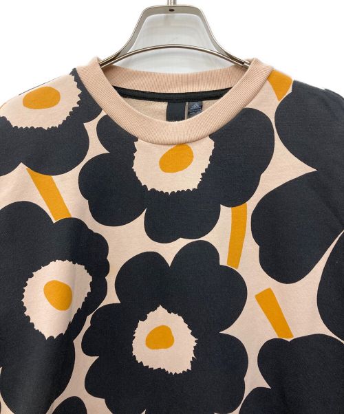 adidas（アディダス）adidas (アディダス) marimekko (マリメッコ) スウェットワンピース ブラック サイズ:XSの古着・服飾アイテム