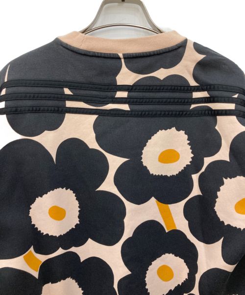 adidas（アディダス）adidas (アディダス) marimekko (マリメッコ) スウェットワンピース ブラック サイズ:XSの古着・服飾アイテム