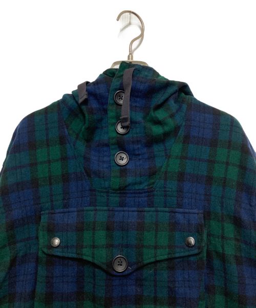 Engineered Garments（エンジニアドガーメンツ）Engineered Garments (エンジニアド ガーメンツ) Over Parka グリーン×ネイビー サイズ:Sの古着・服飾アイテム