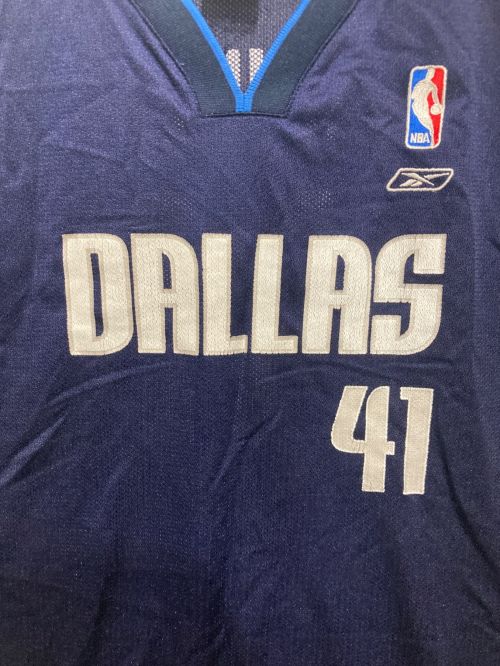 NBA（エヌビーエー）NBA (エヌビーエー) REEBOK (リーボック) メッシュタンクトップ ブルー サイズ:XLの古着・服飾アイテム