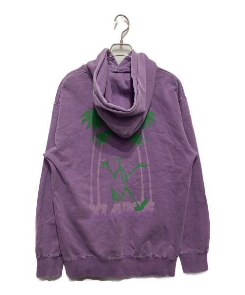 X-LARGE（エクストララージ）X-LARGE (エクストララージ) TIPSY PIGMENT PULLOVER HOODED SWEAT パープル サイズ:Ⅿの古着・服飾アイテム
