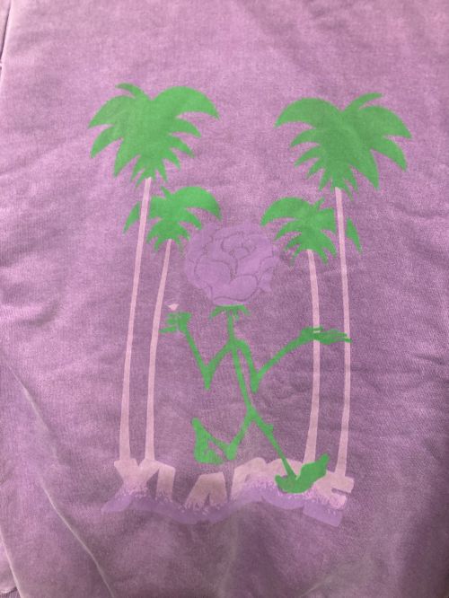 X-LARGE（エクストララージ）X-LARGE (エクストララージ) TIPSY PIGMENT PULLOVER HOODED SWEAT パープル サイズ:Ⅿの古着・服飾アイテム