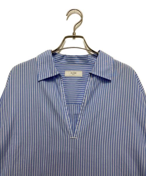 SLOBE IENA（スローブ イエナ）SLOBE IENA (スローブ イエナ) コットンブロードスキッパーワンピース ブルー サイズ:不明の古着・服飾アイテム