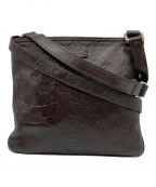 GUCCIグッチ）の古着「レザーショルダーバッグ　201538」｜ブラウン