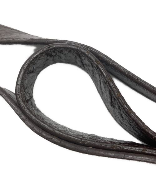 GUCCI（グッチ）GUCCI (グッチ) レザーショルダーバッグ　201538 ブラウンの古着・服飾アイテム