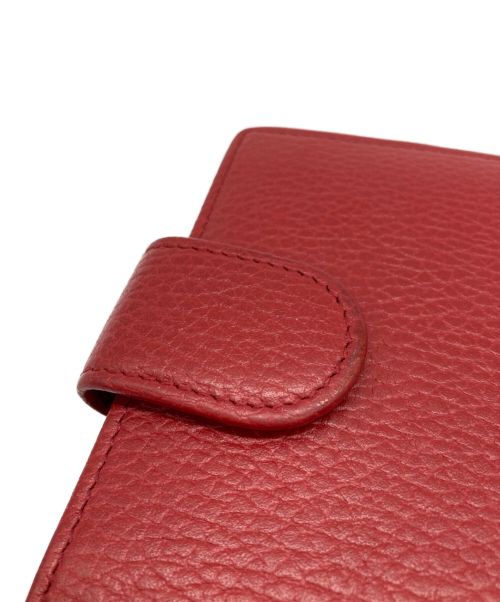 GUCCI（グッチ）GUCCI (グッチ) 3つ折り財布　615525 レッドの古着・服飾アイテム