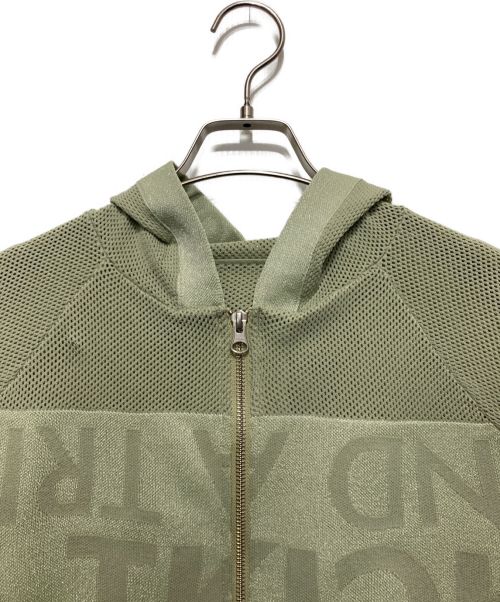 PRIORITY（プライオリティ）PRIORITY (プライオリティ) メッシュパーカー グリーン サイズ:SIZE38の古着・服飾アイテム