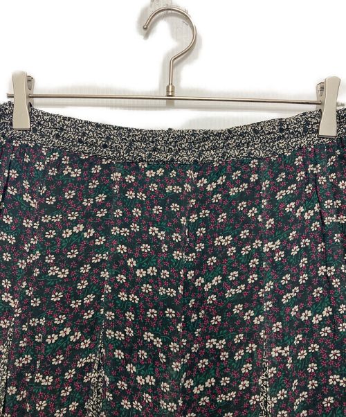 ne quittez pas（ヌキテパ）ne quittez pas (ヌキテパ) RAYON GGT FLOWER MIX SKIRT 010392870 ブラック サイズ:記載なし(実寸サイズをご参照ください)の古着・服飾アイテム