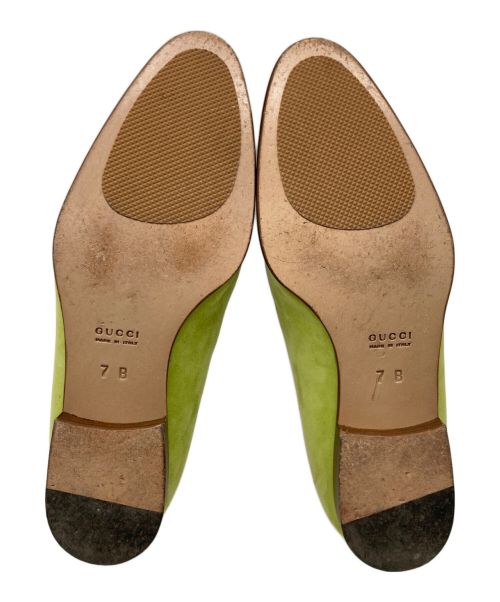 GUCCI（グッチ）GUCCI (グッチ) シューズ　1387 グリーン サイズ:SIZE7の古着・服飾アイテム