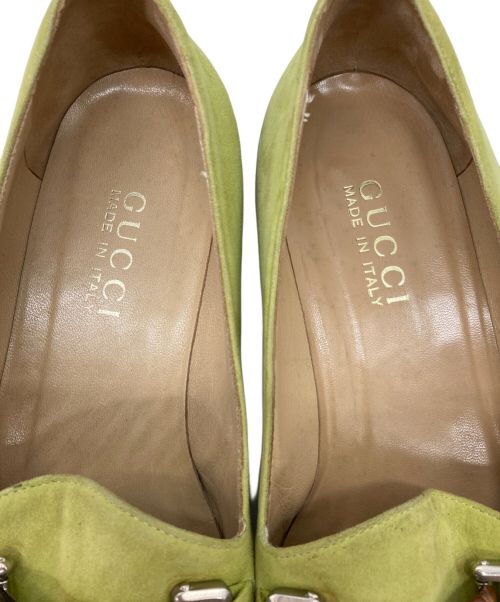 GUCCI（グッチ）GUCCI (グッチ) シューズ　1387 グリーン サイズ:SIZE7の古着・服飾アイテム