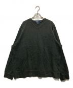 POLO RALPH LAURENポロ・ラルフローレン）の古着「vネックスウェット」｜グレー