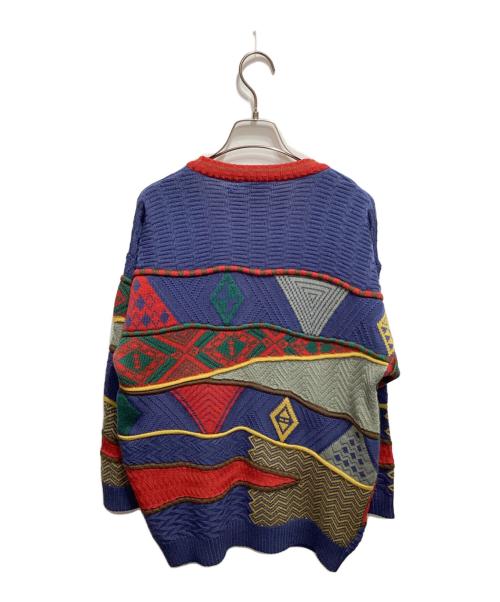 MEEROO（.）MEEROO (.) 3Dニットカーディガン マルチカラー サイズ:Sの古着・服飾アイテム