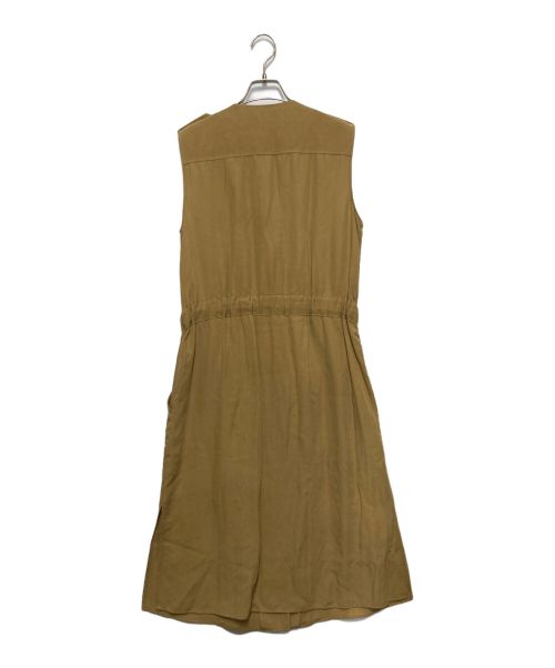 ZARA（ザラ）ZARA (ザラ) ノースリーブワンピース ベージュ サイズ:Sの古着・服飾アイテム