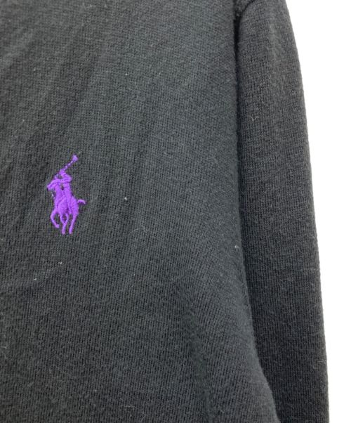 POLO RALPH LAUREN（ポロ・ラルフローレン）POLO RALPH LAUREN (ポロ・ラルフローレン) PIMACOTTONカーディガン ブラック サイズ:Mの古着・服飾アイテム