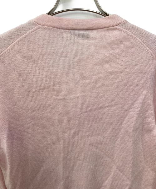 COACH（コーチ）COACH (コーチ) カシミヤ混カーディガン ピンク サイズ:Sの古着・服飾アイテム