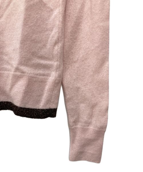 COACH（コーチ）COACH (コーチ) カシミヤ混カーディガン ピンク サイズ:Sの古着・服飾アイテム