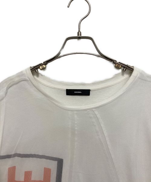 DIESEL（ディーゼル）DIESEL (ディーゼル) チュールレイヤードワンピース ホワイト サイズ:XXSの古着・服飾アイテム