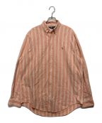 RALPH LAURENラルフローレン）の古着「ストライプシャツ」｜サーモンピンク