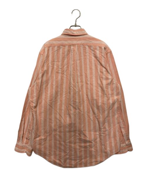 RALPH LAUREN（ラルフローレン）RALPH LAUREN (ラルフローレン) ストライプシャツ サーモンピンク サイズ:Lの古着・服飾アイテム