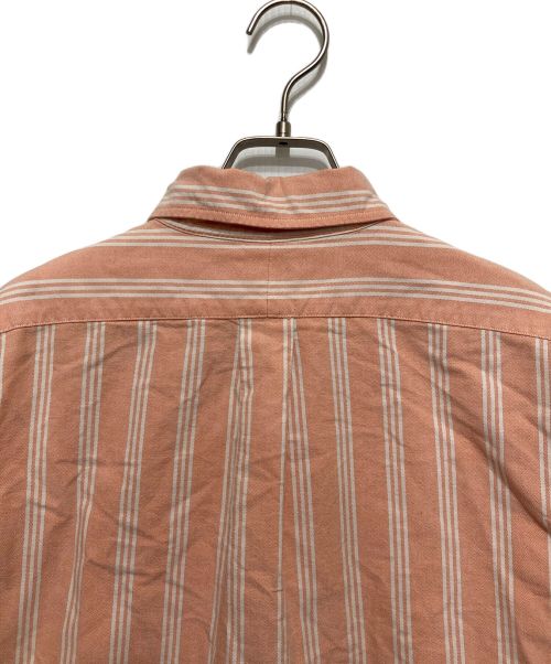 RALPH LAUREN（ラルフローレン）RALPH LAUREN (ラルフローレン) ストライプシャツ サーモンピンク サイズ:Lの古着・服飾アイテム