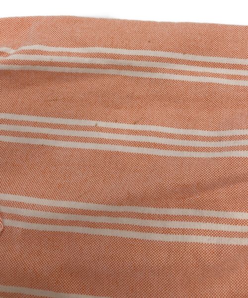 RALPH LAUREN（ラルフローレン）RALPH LAUREN (ラルフローレン) ストライプシャツ サーモンピンク サイズ:Lの古着・服飾アイテム