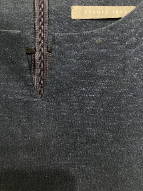 theory luxe（セオリーリュクス）theory luxe (セオリーリュクス) ノースリーブワンピース ネイビー サイズ:SIZE40の古着・服飾アイテム