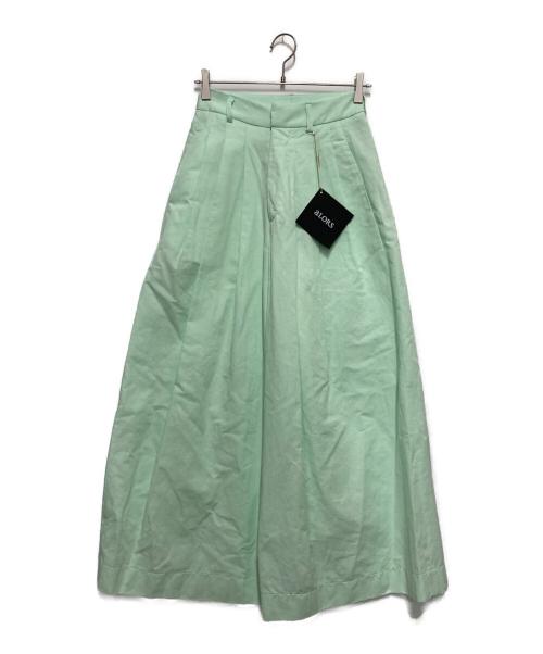 ALORS（アロー）ALORS (アロー) タックワイドパンツ ミント サイズ:SIZE1 未使用品の古着・服飾アイテム