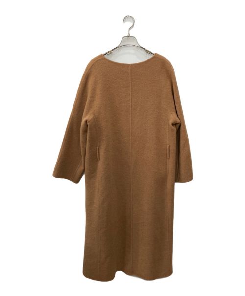 Snidel（スナイデル）Snidel (スナイデル) カシミヤ混リバーコート ブラウン サイズ:Freeの古着・服飾アイテム