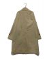 green label relaxing (グリーンレーベルリラクシング) ナイロンオックスラグランスリーブステンカラーコート ベージュ サイズ:Ⅿ：2500円